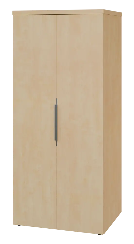 SIST 5 - 82 šatní skříň, 2-dveřová, tyč, 1820x800x600, bříza světlá